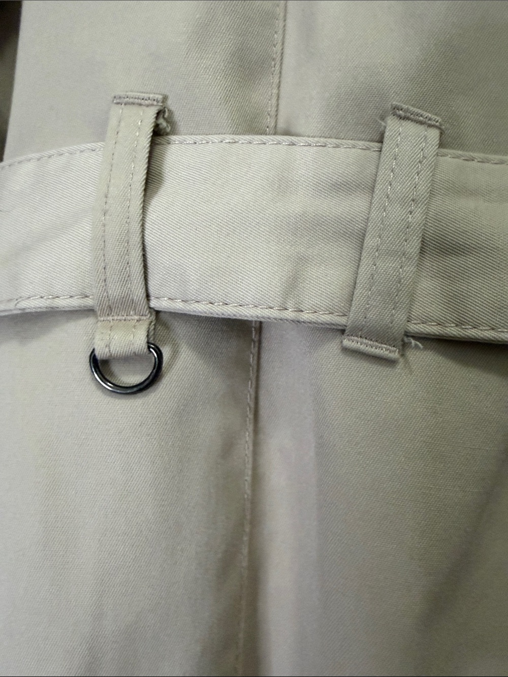 H&M Light Beige Double-Breasted Trench with Belt - Picture 7 of 16